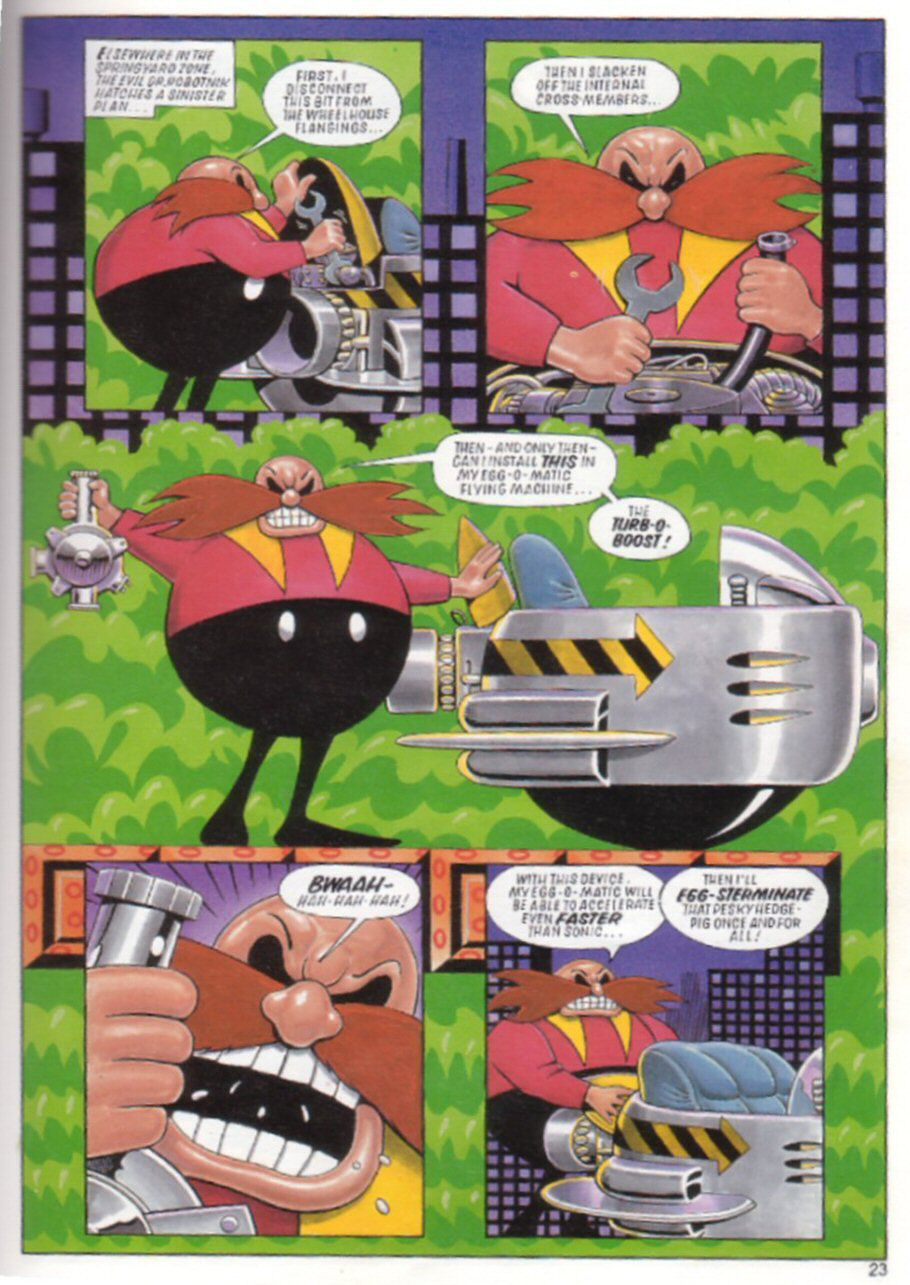 Sonic the Hedgehog Yearbook 1991 Page 22